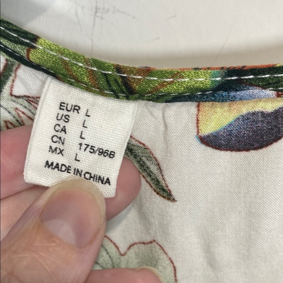 Tropical Floral Midi Sundress with Flutter Sleeves - Picture 2 of 11